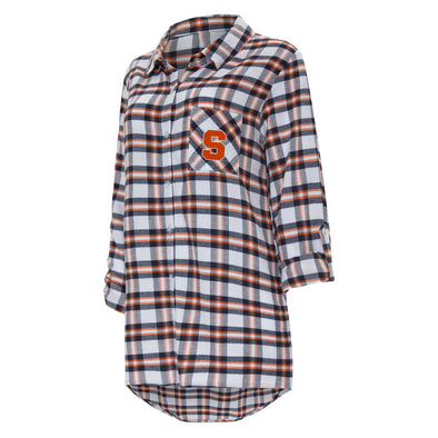 Concepts Sport Women's Syracuse Flannel Night Shirt