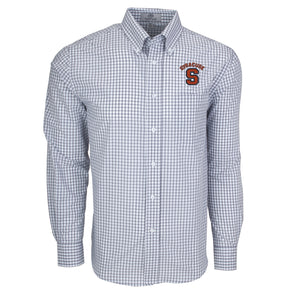 Vansport Syracuse Arc over Block S Easy-Care Gingham Check Shirt