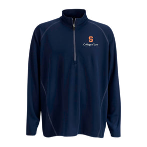 Vansport Syracuse College of Law Twill Knit 1/4 Zip Pullover