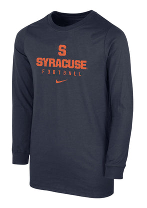 Nike Syracuse Football Dri-FIT Cotton Long Sleeve