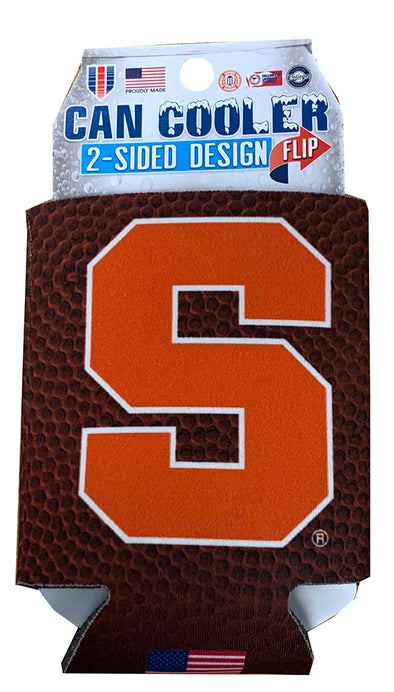 Wincraft Syracuse Block S/Football 2-Sided Can Cooler