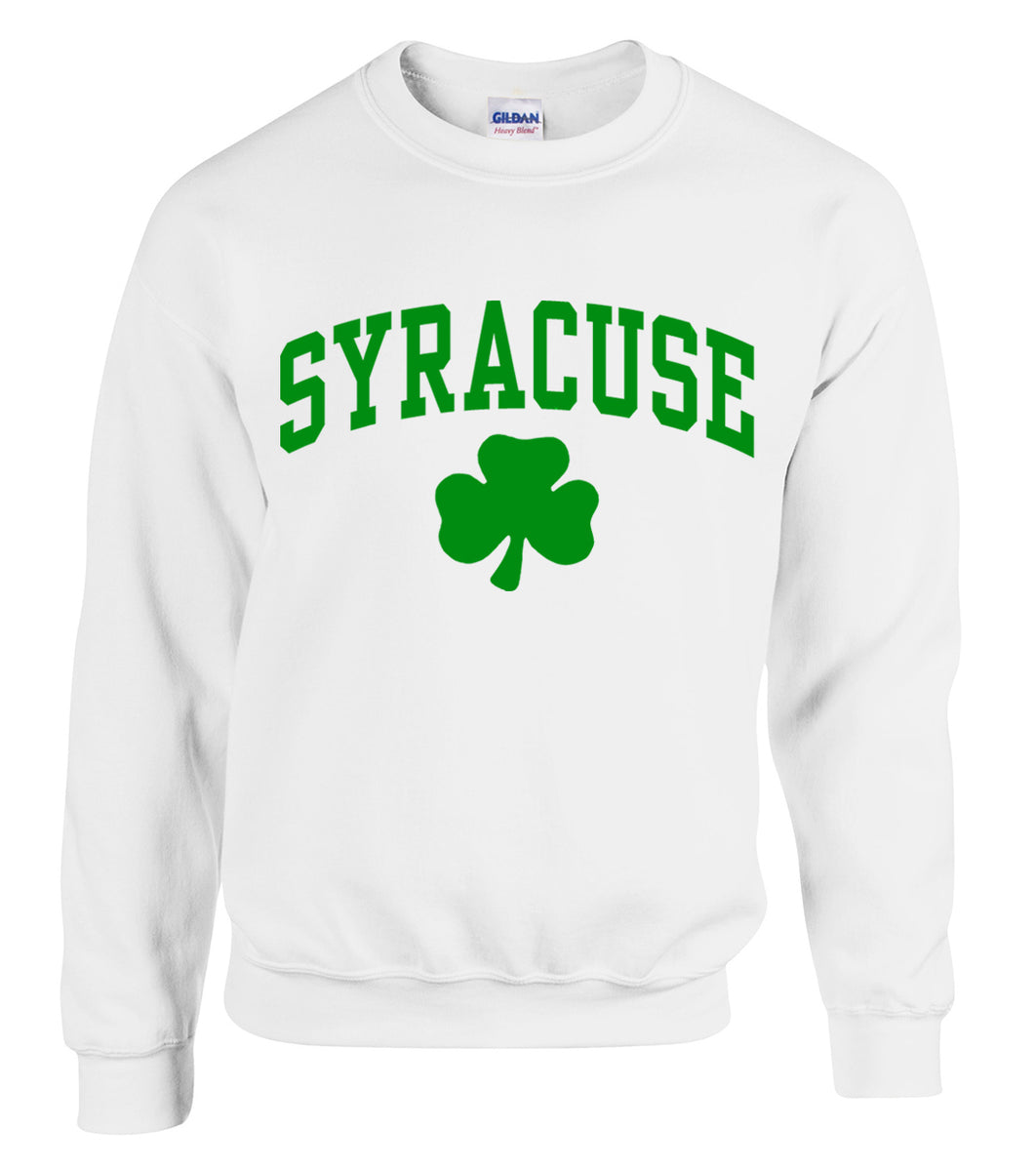 Syracuse Shamrock Crew Neck Sweatshirt – The Original Manny's