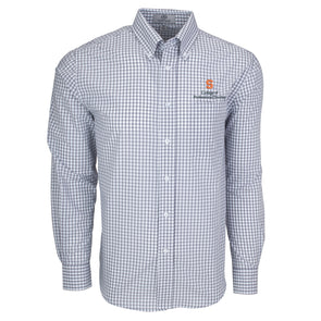 Vansport Syracuse College of Professional Studies Easy-Care Gingham Check Shirt