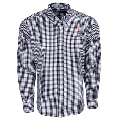Vansport Syracuse College of Professional Studies Easy-Care Gingham Check Shirt