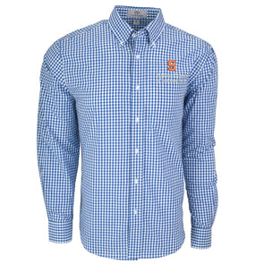 Vansport Syracuse Whitman School of Management Easy-Care Gingham Check Shirt