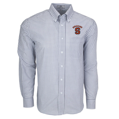 Vansport Syracuse Arc over Block S Easy-Care Gingham Check Shirt