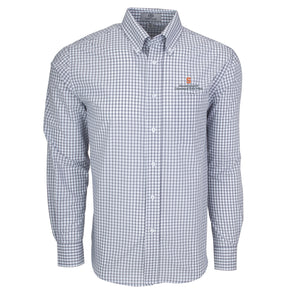 Vansport Syracuse Maxwell School Easy-Care Gingham Check Shirt