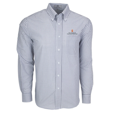 Vansport Syracuse Maxwell School Easy-Care Gingham Check Shirt