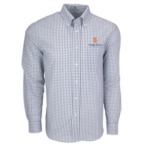 Vansport Syracuse College of Law Easy-Care Gingham Check Shirt