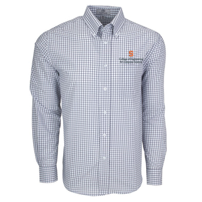 Vansport Syracuse College of Engineering & Computer Science Easy-Care Gingham Check Shirt