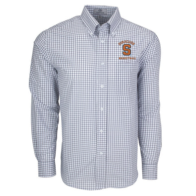 Vansport Syracuse Basketball Easy-Care Gingham Check Shirt