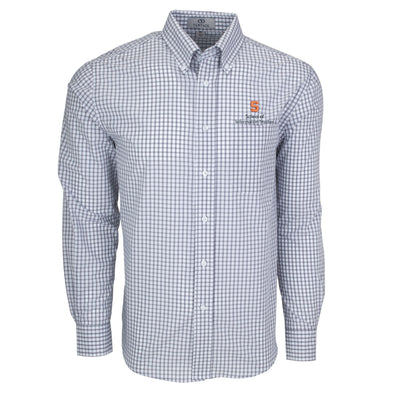 Vansport Syracuse School of Information Studies Easy-Care Gingham Check Shirt