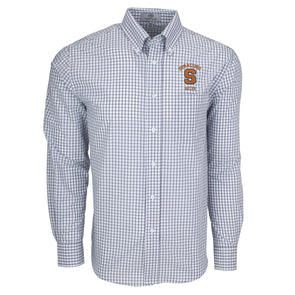 Vansport Syracuse Soccer Easy-Care Gingham Check Shirt