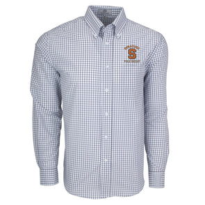 Vansport Syracuse Field Hockey Easy-Care Gingham Check Shirt