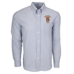 Vansport Syracuse Tennis Easy-Care Gingham Check Shirt