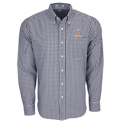 Vansport Syracuse Women's Lacrosse Easy-Care Gingham Check Shirt