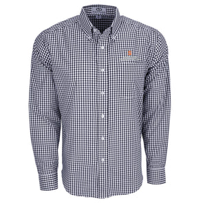 Vansport Syracuse Maxwell School Easy-Care Gingham Check Shirt