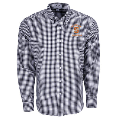 Vansport Syracuse Basketball Easy-Care Gingham Check Shirt