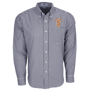 Vansport Syracuse Tennis Easy-Care Gingham Check Shirt