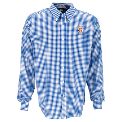 Vansport Syracuse Track & Field Easy-Care Gingham Check Shirt
