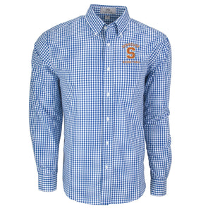 Vansport Syracuse Basketball Easy-Care Gingham Check Shirt