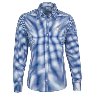 Vansport Ladies Syracuse College of Visual & Performing Arts Easy-Care Gingham Check Shirt