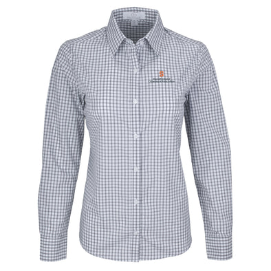 Vansport Ladies Syracuse Maxwell School Easy-Care Gingham Check Shirt