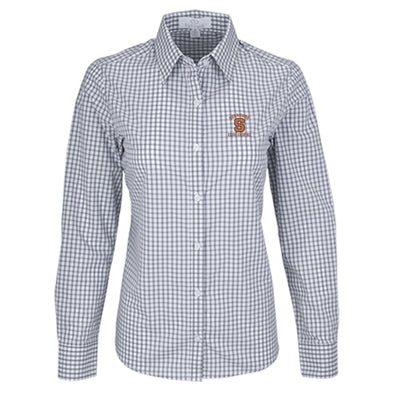Vansport Ladies Syracuse Cross Country Easy-Care Gingham Check Shirt