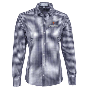 Vansport Ladies Syracuse College of Engineering & Computer Science Easy-Care Gingham Check Shirt