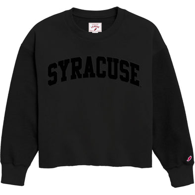 League Women's Syracuse Reverse Fleece Oversized Midi Pullover Sweatshirt