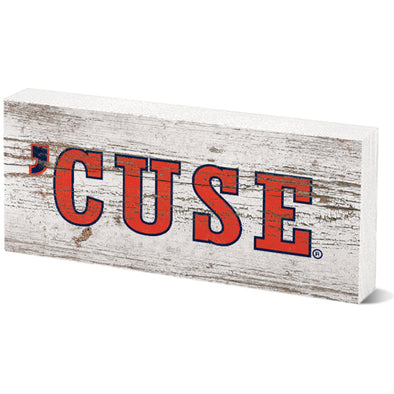 Legacy Proud Syracuse 'CUSE Wooden Block
