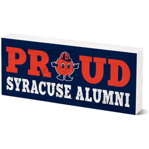 Legacy Proud Syracuse Alumni Wooden Block