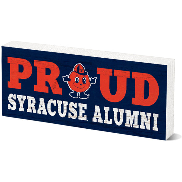Legacy Proud Syracuse Alumni Wooden Block