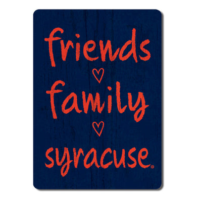 Legacy Syracuse Friends Family Wooden Magnet