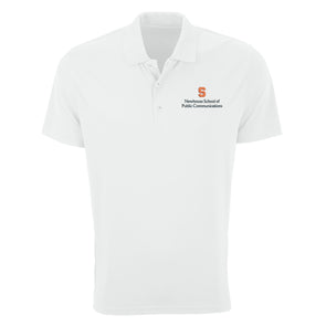 Vansport Syracuse Newhouse School of Public Communications Omega Mesh Tech Polo