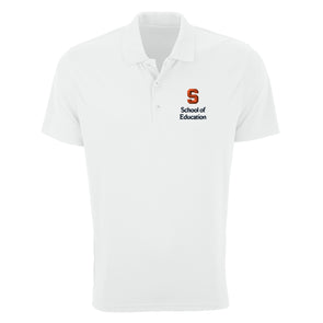 Vansport Syracuse School of Education Omega Mesh Tech Polo