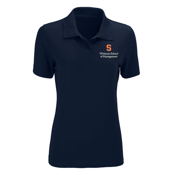 Vansport Ladies Syracuse Whitman School of Management Omega Mesh Tech Polo