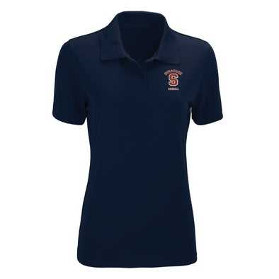 Vansport Ladies Syracuse Baseball Omega Mesh Tech Polo