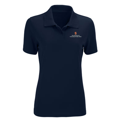 Vansport Ladies Syracuse Maxwell School Omega Mesh Tech Polo