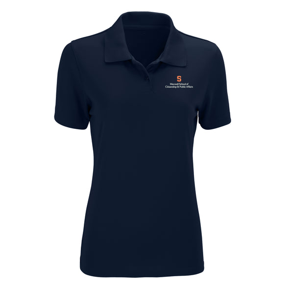 Vansport Ladies Syracuse Maxwell School Omega Mesh Tech Polo