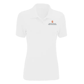 Vansport Ladies Syracuse Newhouse School of Public Communications Omega Mesh Tech Polo