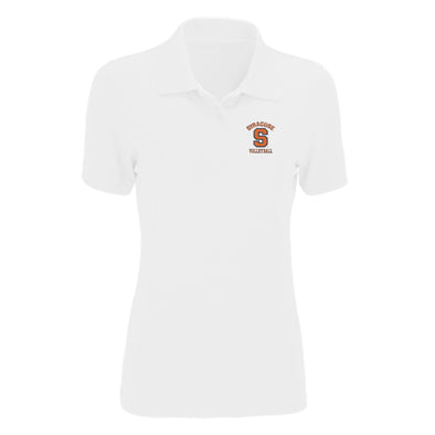 Vansport Ladies Syracuse Volleyball Omega Mesh Tech Polo