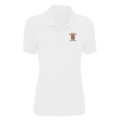 Vansport Ladies Syracuse Wrestling Omega Mesh Tech Polo