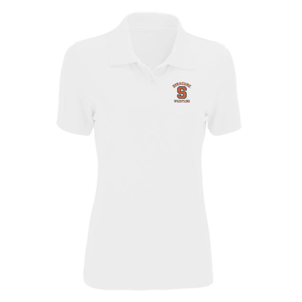 Vansport Ladies Syracuse Wrestling Omega Mesh Tech Polo