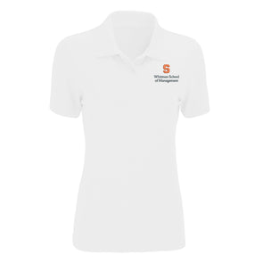 Vansport Ladies Syracuse Whitman School of Management Omega Mesh Tech Polo