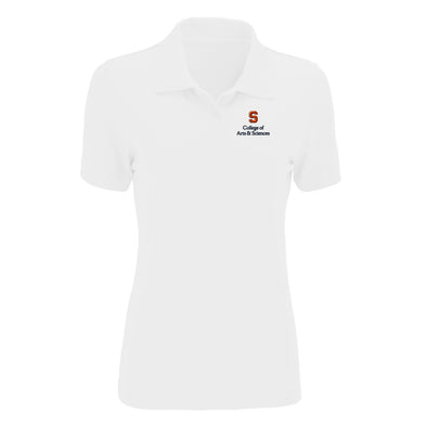 Vansport Ladies Syracuse College of Arts & Sciences Omega Mesh Tech Polo