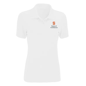 Vansport Ladies Syracuse School of Architecture Omega Mesh Tech Polo