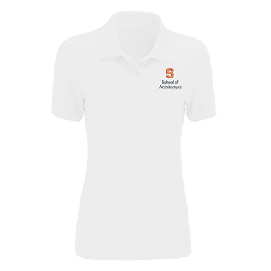 Vansport Ladies Syracuse School of Architecture Omega Mesh Tech Polo