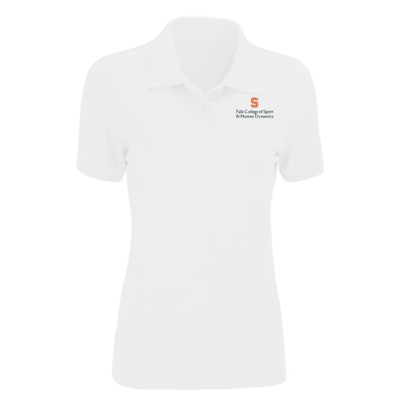 Vansport Ladies Syracuse Falk College Omega Mesh Tech Polo