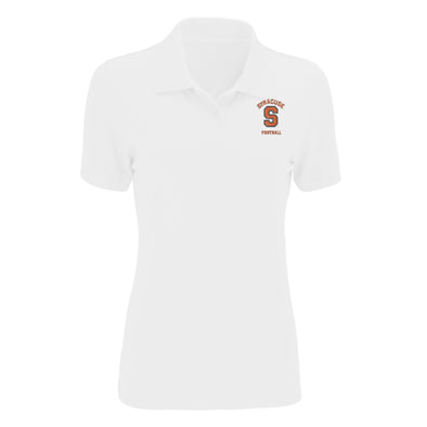 Vansport Ladies Syracuse Football Omega Mesh Tech Polo